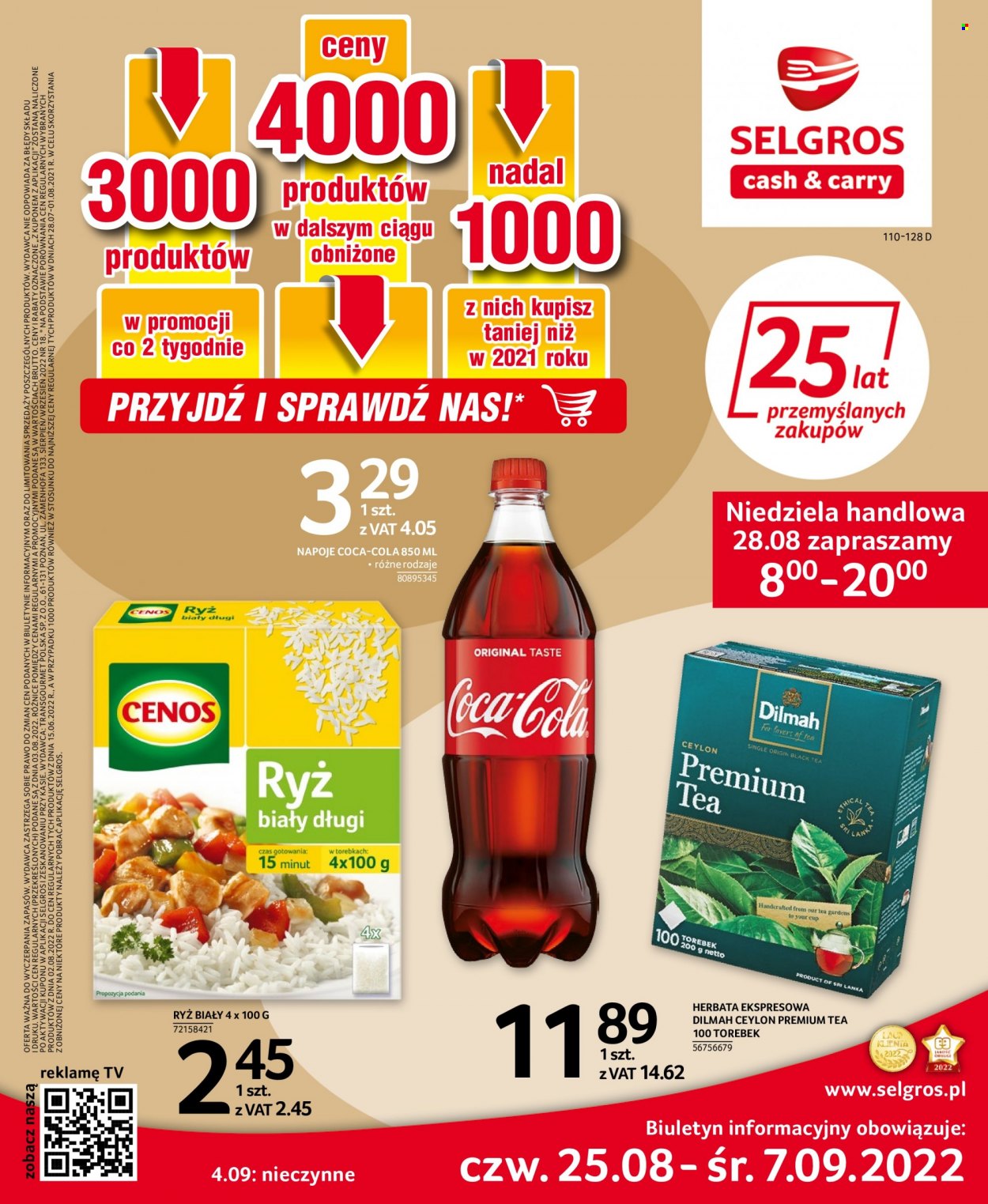 Gazetka Selgros - 25.08.2022 - 7.09.2022. Strona 1