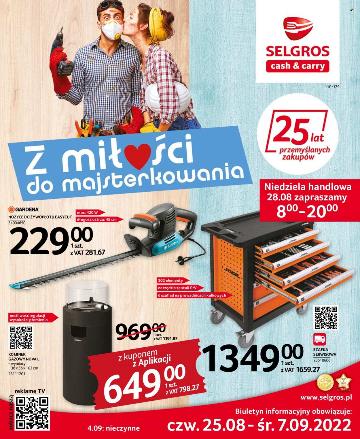 Gazetka Selgros - 25.08.2022 - 7.09.2022. Strona 1