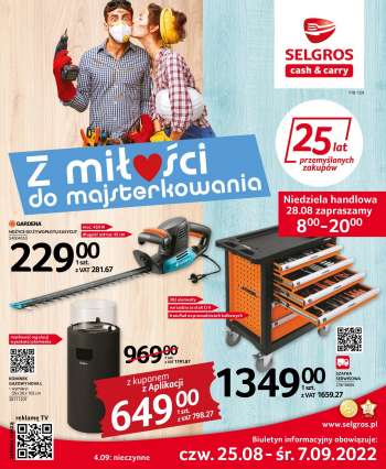 Gazetka Selgros - 25.08.2022 - 7.09.2022.