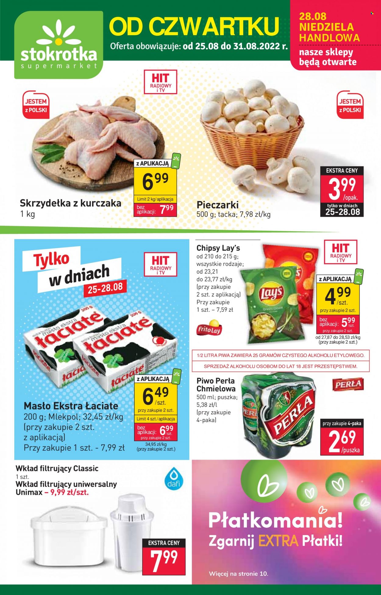 Gazetka Stokrotka Supermarket - 25.08.2022 - 31.08.2022. Strona 1