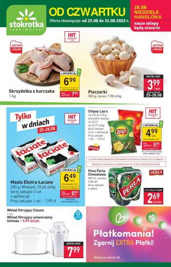 Gazetka Stokrotka Supermarket - 25.08.2022 - 31.08.2022.
