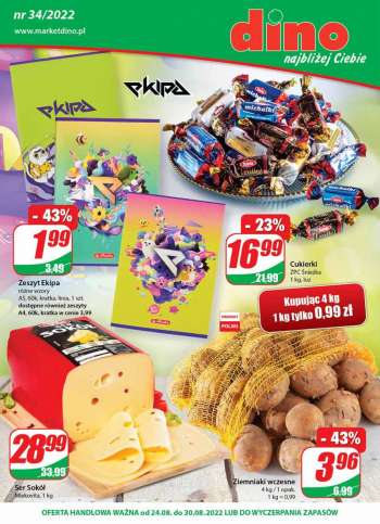 Gazetka Dino - 24.08.2022 - 30.08.2022.