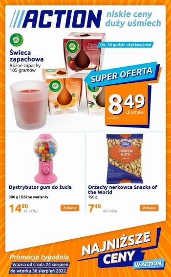 Gazetka Action - 24.08.2022 - 30.08.2022.