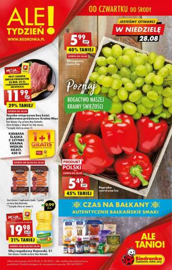 Gazetka Biedronka - 25.08.2022 - 31.08.2022.