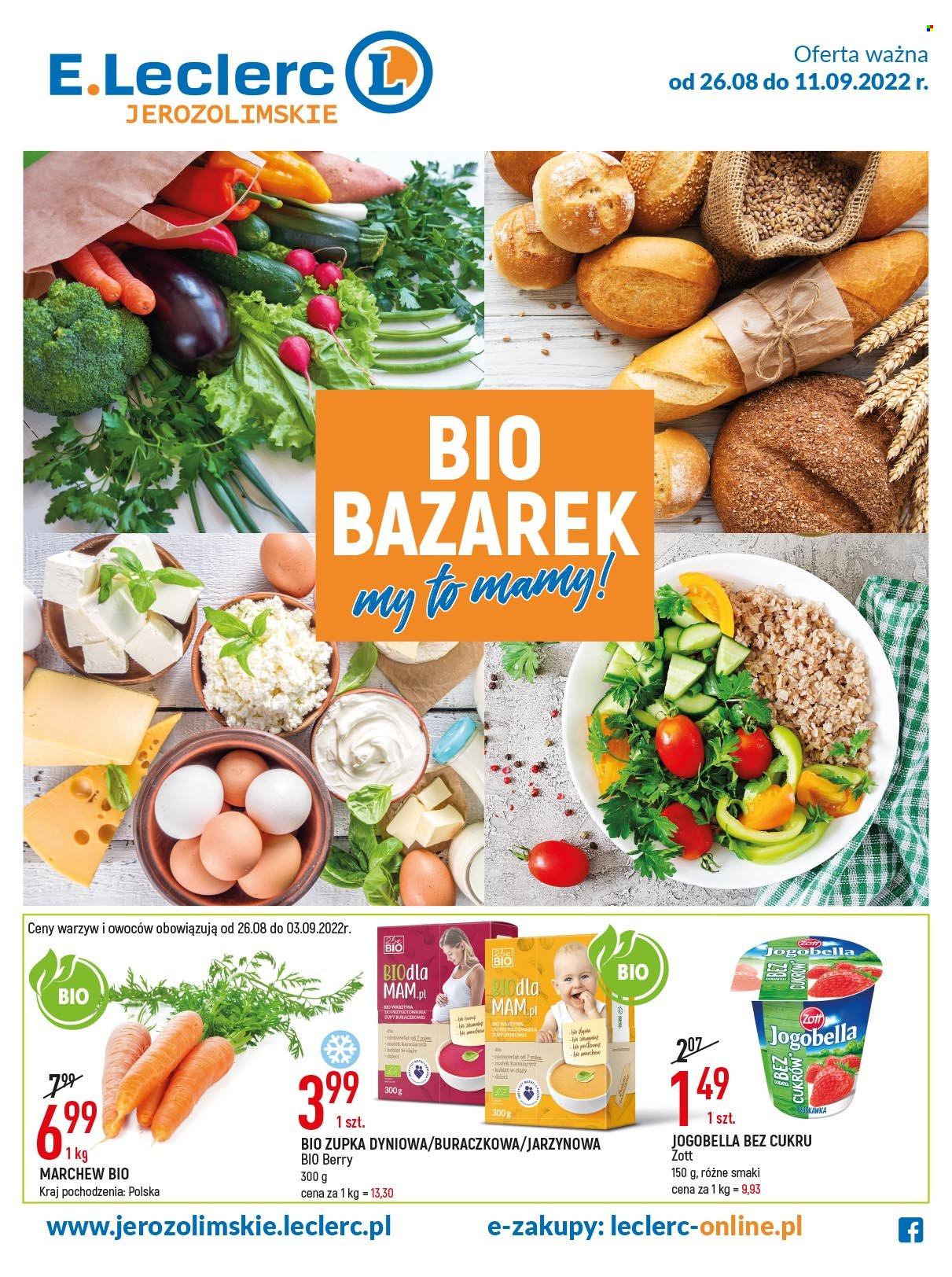 Gazetka E.Leclerc - 26.08.2022 - 11.09.2022. Strona 1