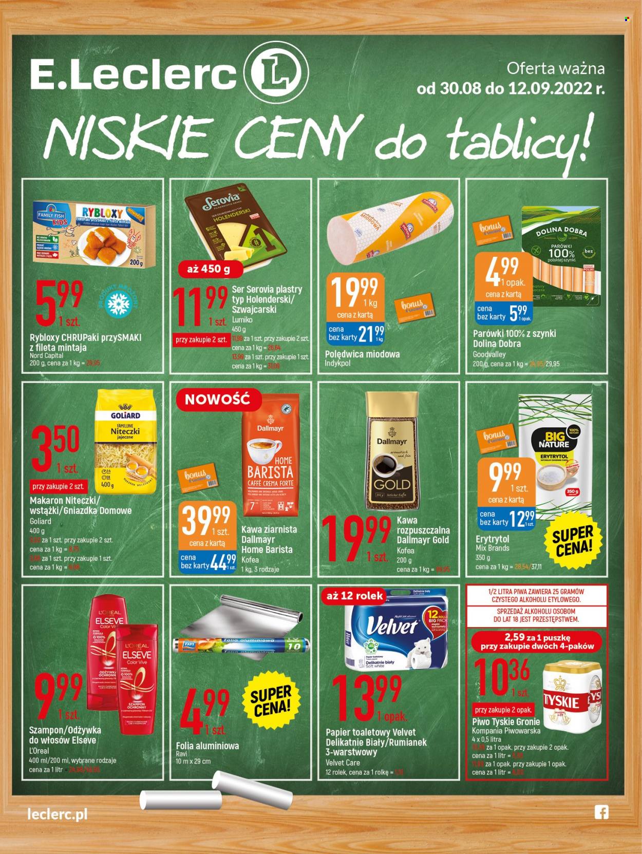 Gazetka E.Leclerc - 30.08.2022 - 12.09.2022. Strona 1