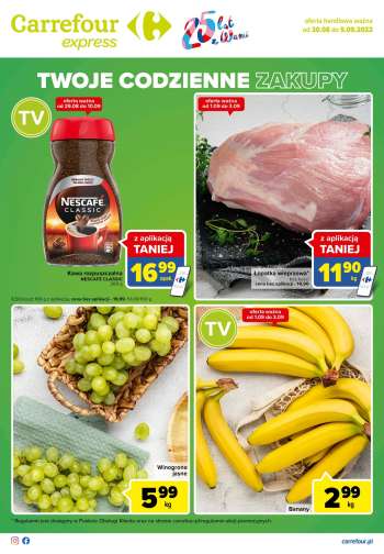 Gazetka Carrefour Express - 30.08.2022 - 5.09.2022.