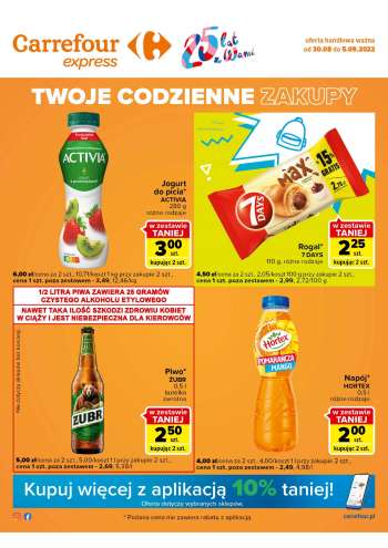 Gazetka Carrefour Express - 30.08.2022 - 5.09.2022.