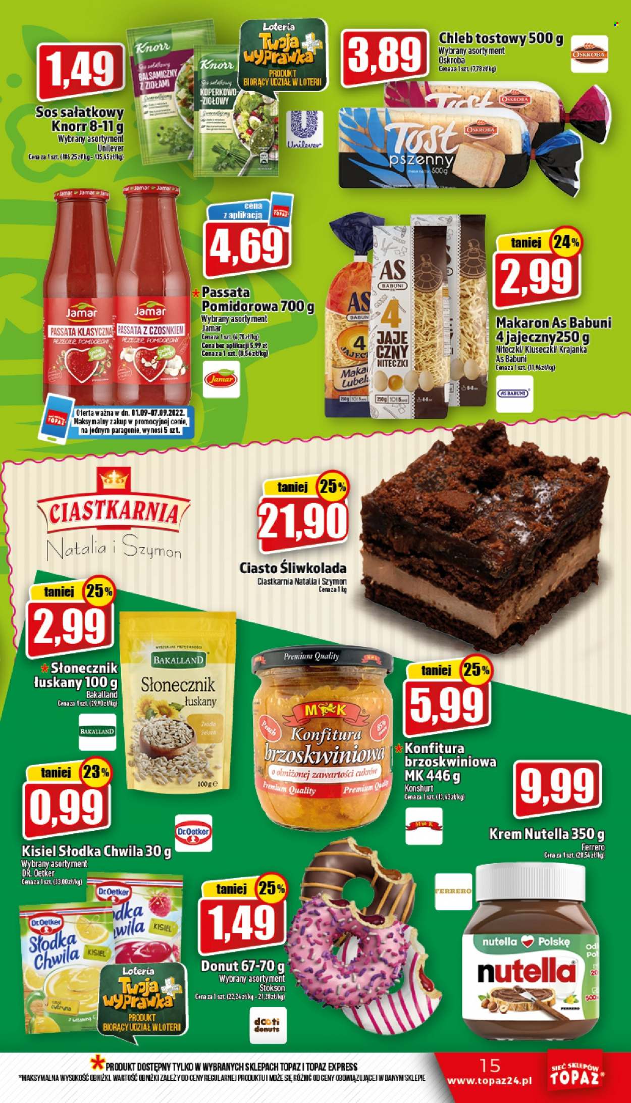 Gazetka Topaz - 1.09.2022 - 7.09.2022. Strona 15
