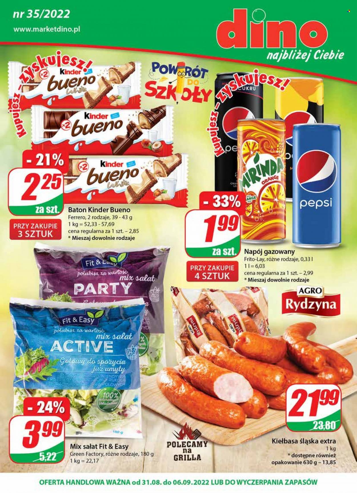 Gazetka Dino - 31.08.2022 - 6.09.2022. Strona 1