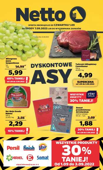 Gazetka Netto - 1.09.2022 - 7.09.2022.