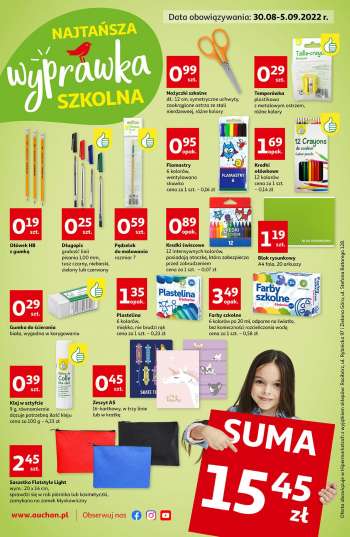 Gazetka Auchan - 30.08.2022 - 5.09.2022.