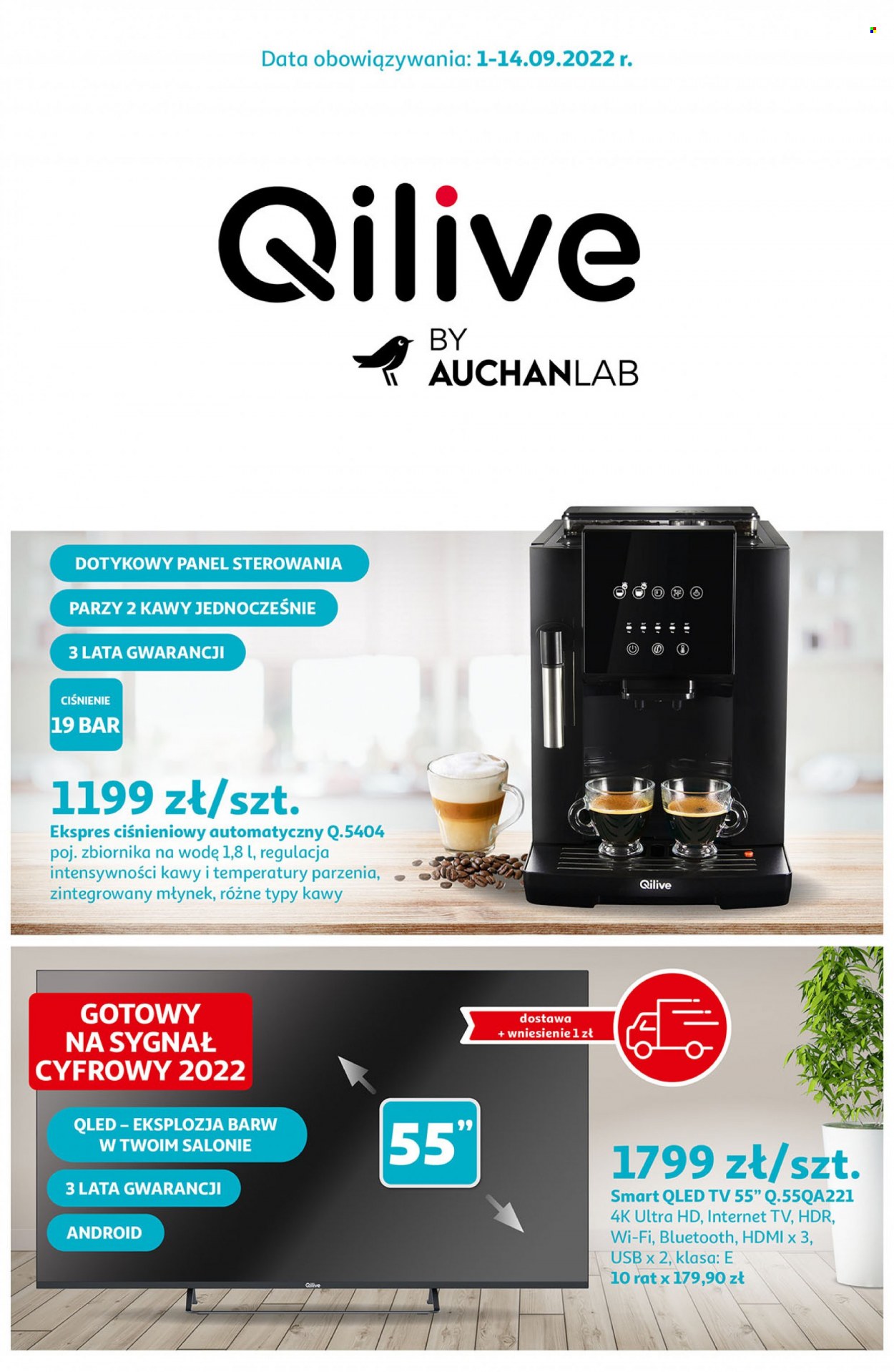 Gazetka Auchan - 1.09.2022 - 14.09.2022. Strona 1