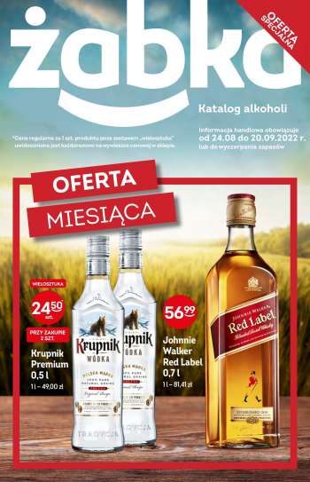 Gazetka Żabka - 24.08.2022 - 20.09.2022.