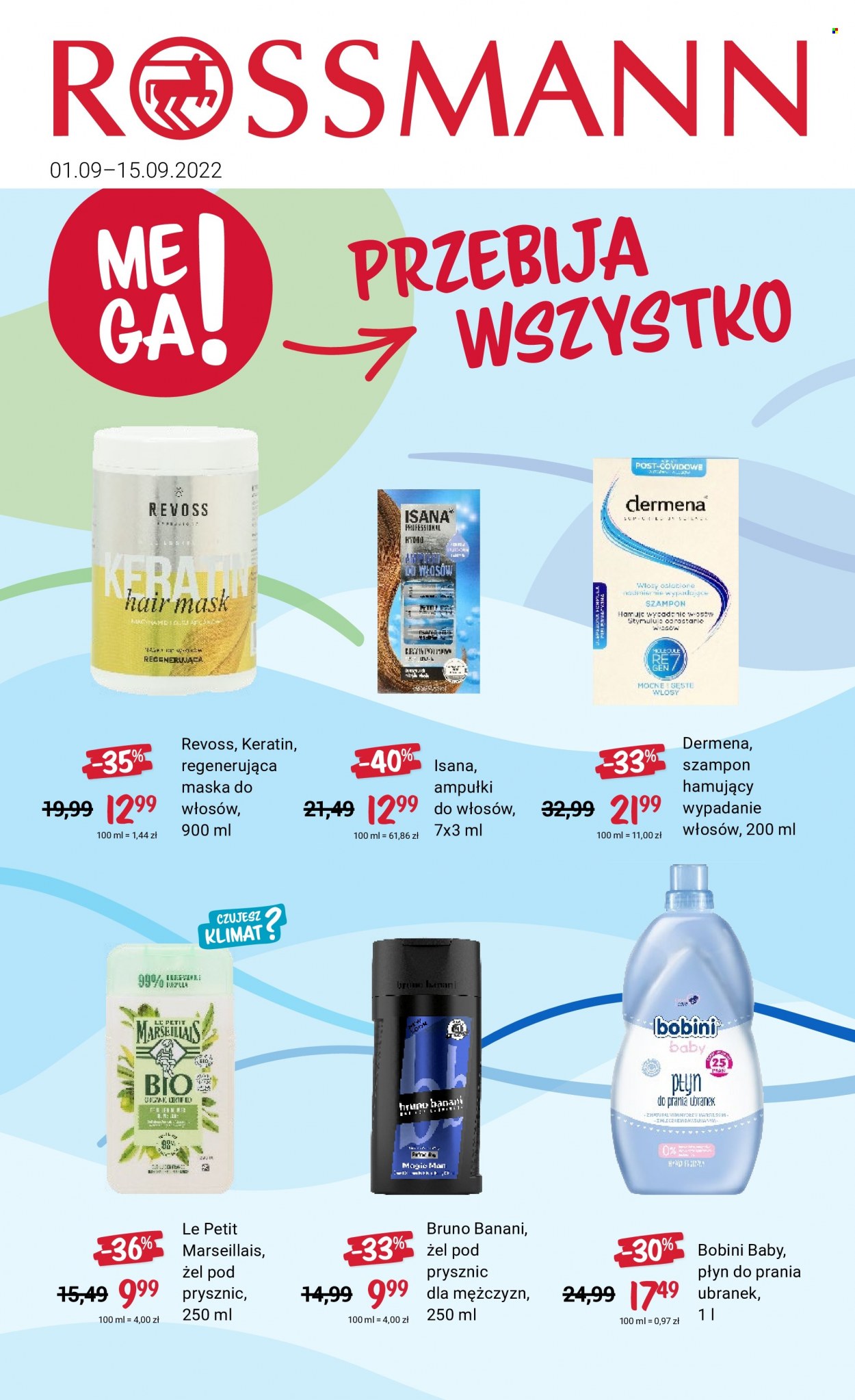 Gazetka Rossmann - 1.09.2022 - 15.09.2022. Strona 1
