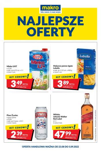 Gazetka Makro - 23.08.2022 - 5.09.2022.