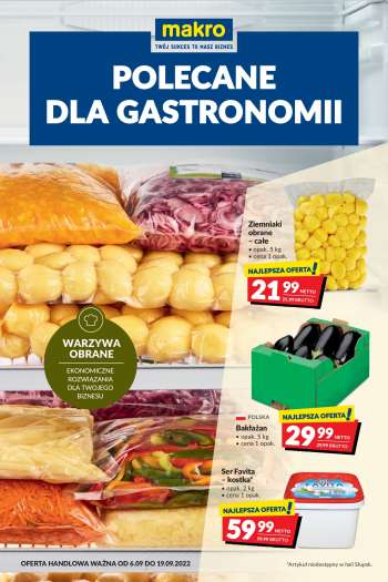 Gazetka Makro - 6.09.2022 - 19.09.2022.