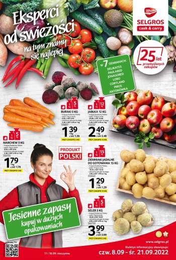 Gazetka Selgros - 8.09.2022 - 21.09.2022.