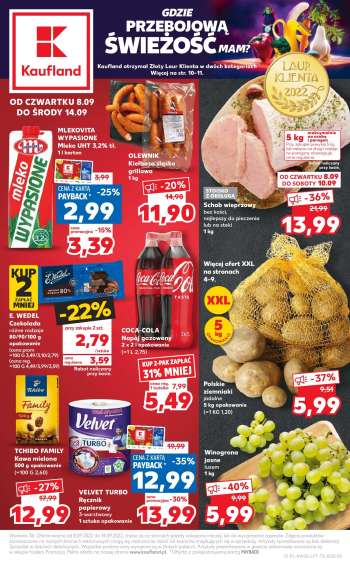 Gazetka Kaufland - 8.09.2022 - 14.09.2022.