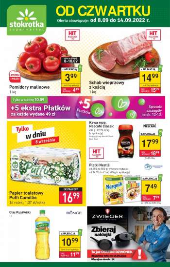 Gazetka Stokrotka Supermarket - 8.09.2022 - 14.09.2022.