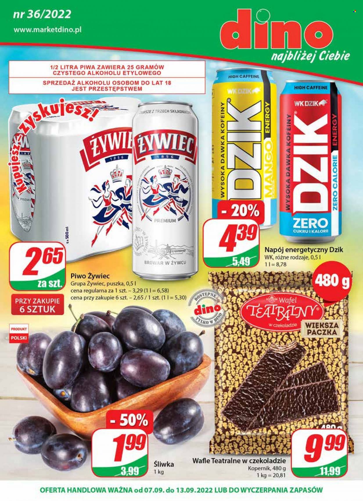 Gazetka Dino - 7.09.2022 - 13.09.2022. Strona 1