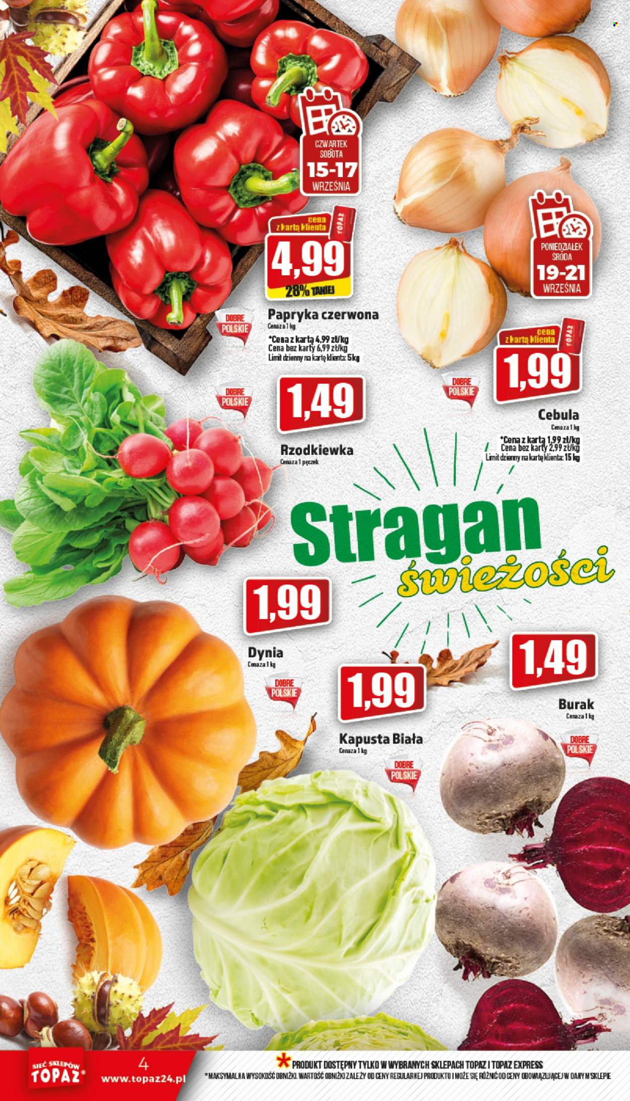 Gazetka Topaz - 15.09.2022 - 21.09.2022. Strona 4