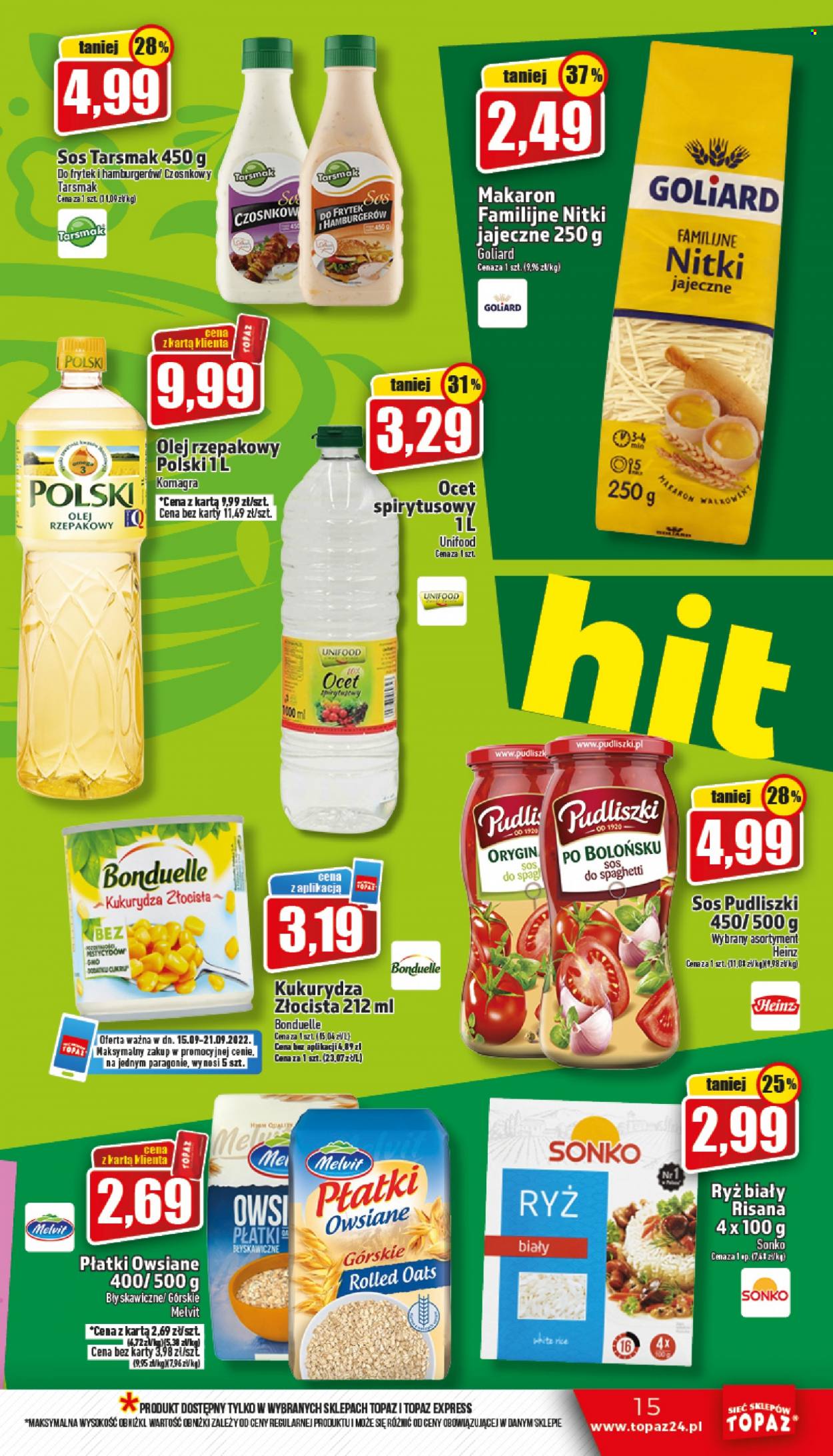 Gazetka Topaz - 15.09.2022 - 21.09.2022. Strona 15