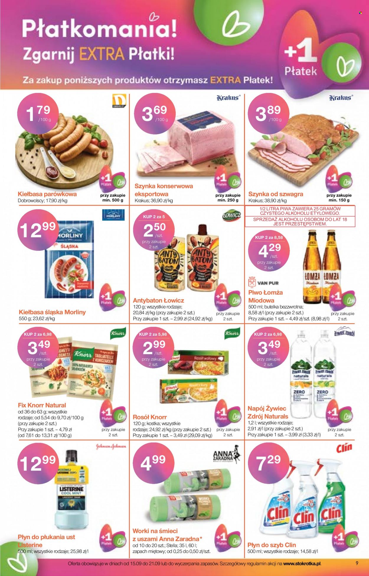 Gazetka Stokrotka Supermarket - 15.09.2022 - 21.09.2022. Strona 9