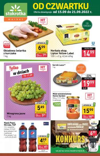 Gazetka Stokrotka Market - 15.09.2022 - 21.09.2022.