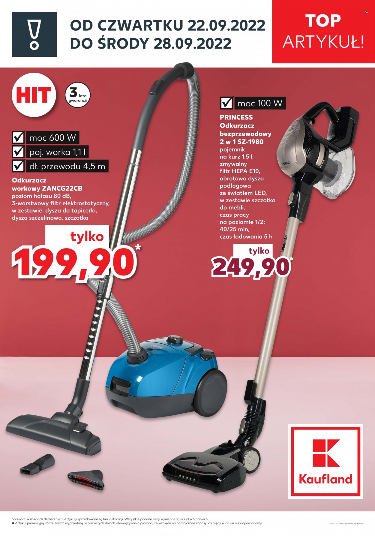 Gazetka Kaufland - 22.09.2022 - 28.09.2022. Strona 1