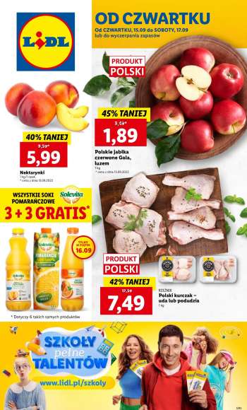 Gazetka Lidl - 15.09.2022 - 17.09.2022.