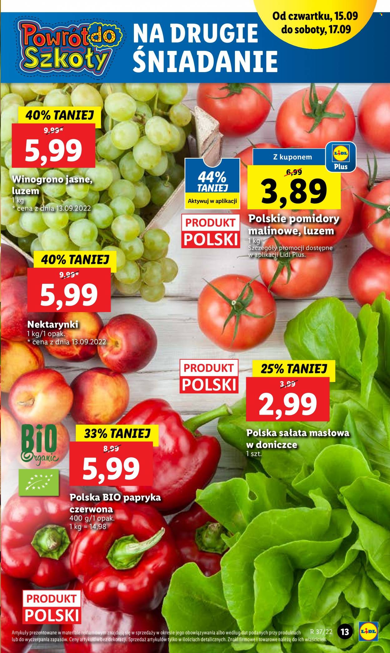 Gazetka Lidl - 15.09.2022 - 17.09.2022. Strona 13