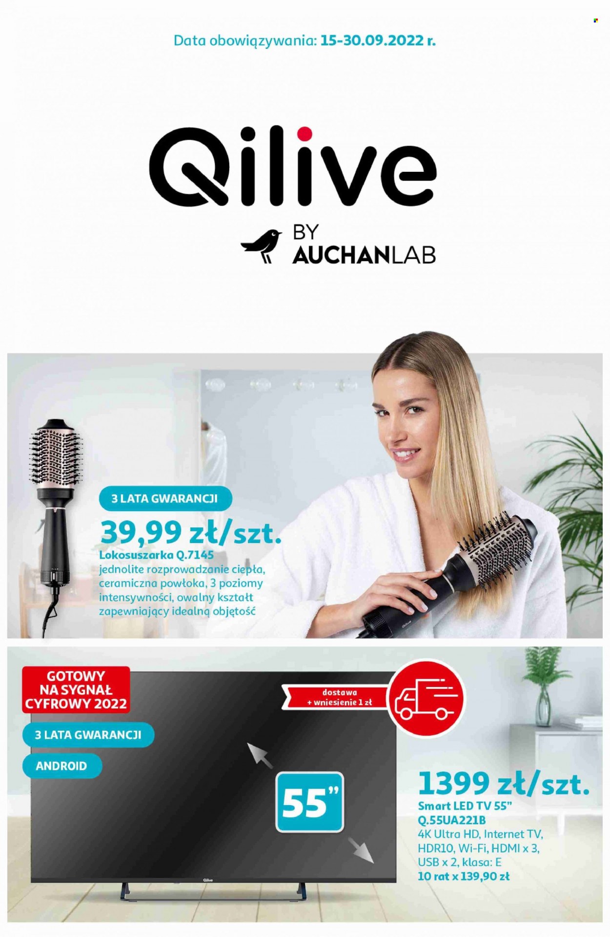 Gazetka Auchan - 15.09.2022 - 30.09.2022. Strona 1