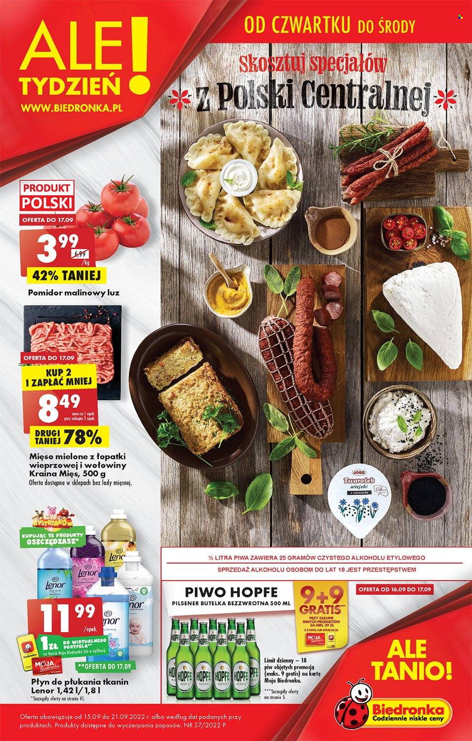 Gazetka Biedronka - 15.09.2022 - 21.09.2022. Strona 1