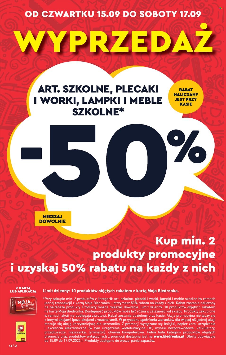 Gazetka Biedronka - 15.09.2022 - 21.09.2022. Strona 54