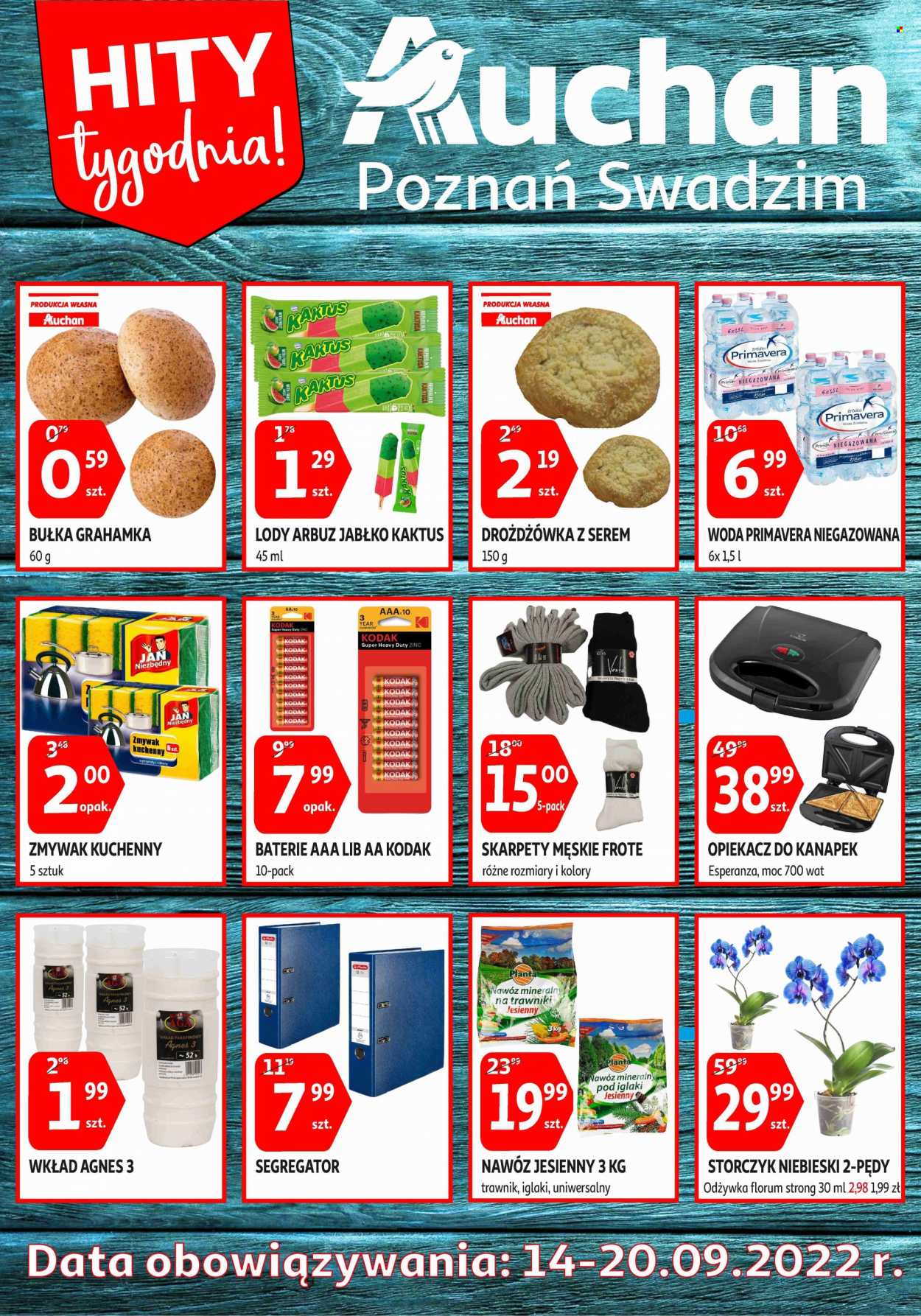 Gazetka Auchan - 14.09.2022 - 20.09.2022. Strona 1