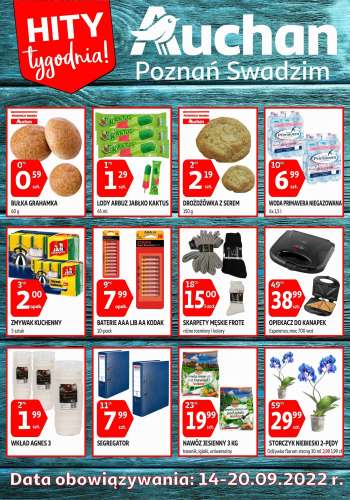 Gazetka Auchan - 14.09.2022 - 20.09.2022.