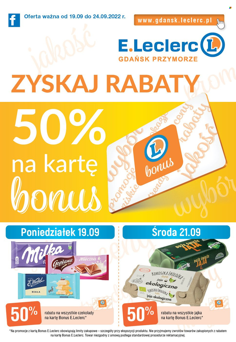 Gazetka E.Leclerc - 19.09.2022 - 24.09.2022. Strona 1