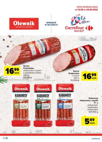 Gazetka Carrefour Market - 12.09.2022 - 24.09.2022.