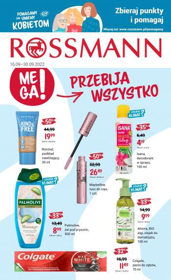 Gazetka Rossmann - 16.09.2022 - 30.09.2022.