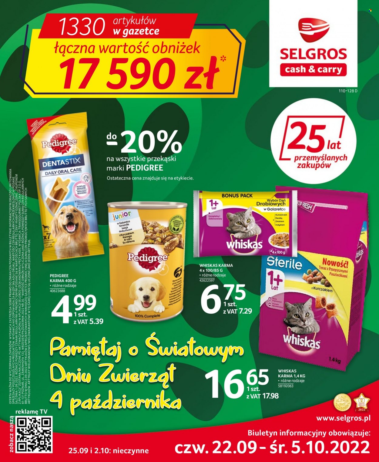 Gazetka Selgros - 22.09.2022 - 5.10.2022. Strona 1