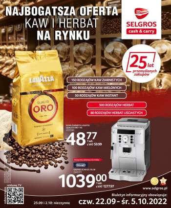Gazetka Selgros - 22.09.2022 - 5.10.2022.
