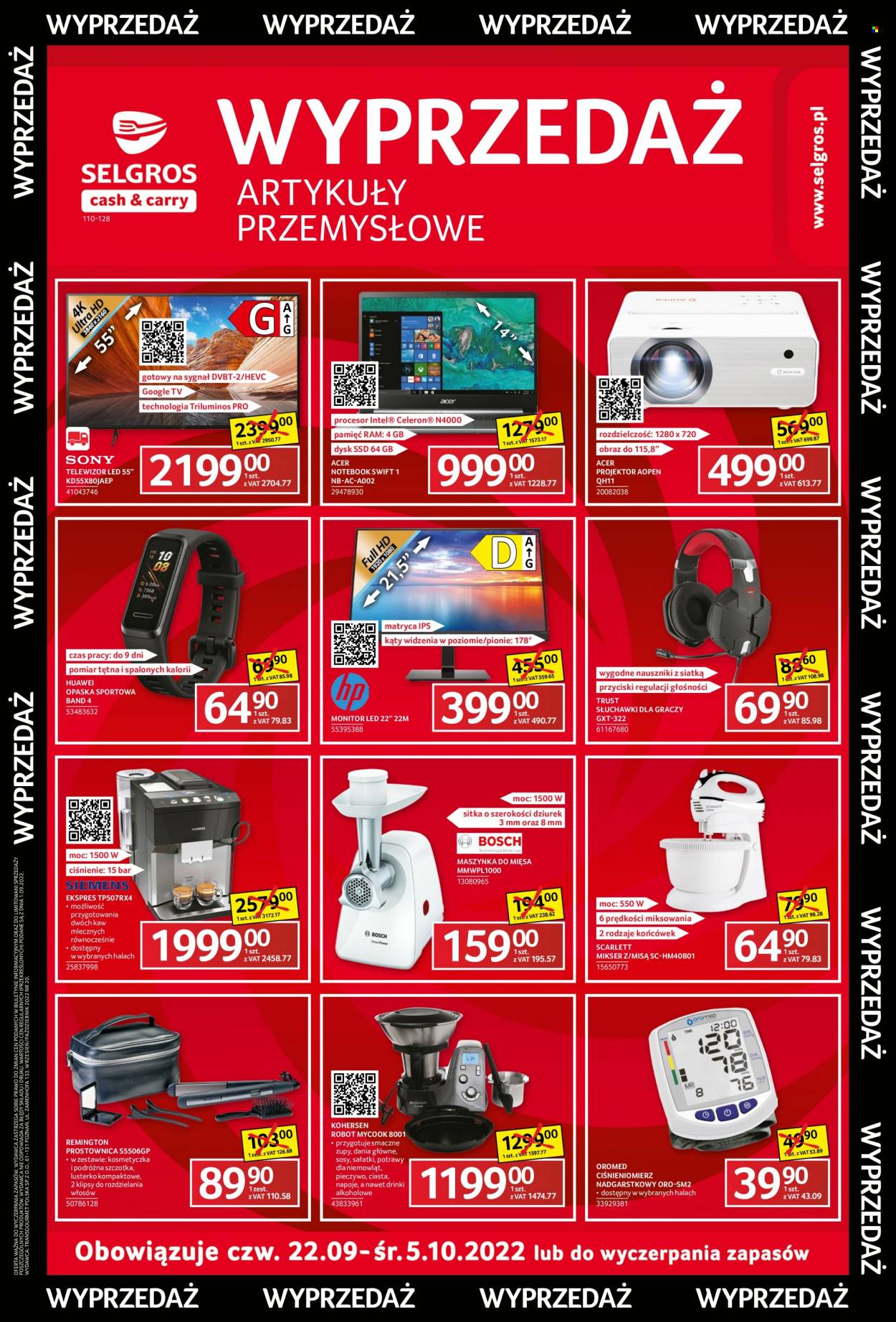 Gazetka Selgros - 22.09.2022 - 5.10.2022. Strona 1