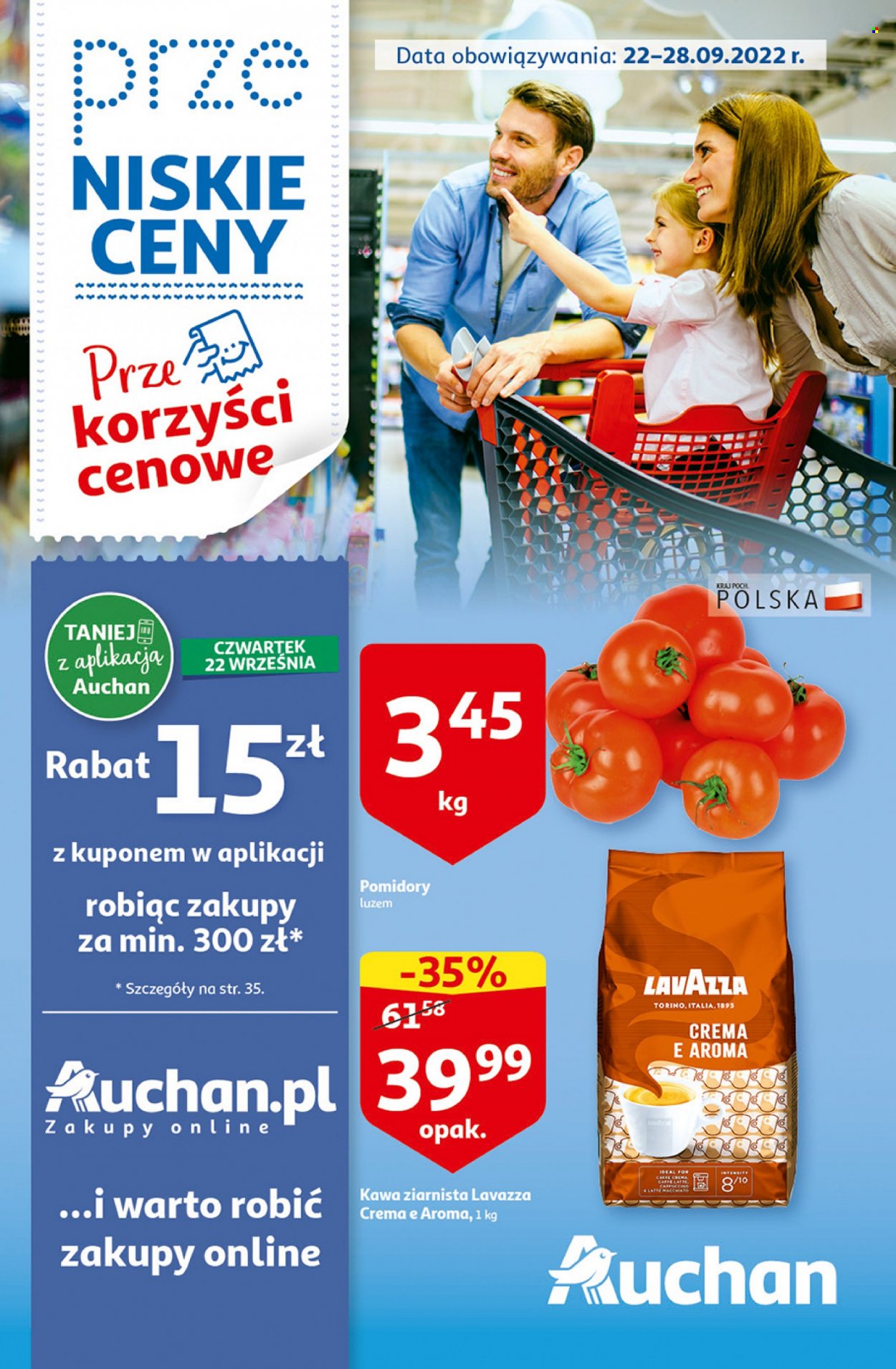 Gazetka Auchan - 22.09.2022 - 28.09.2022. Strona 1