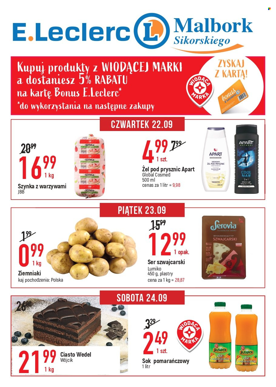 Gazetka E.Leclerc - 22.09.2022 - 28.09.2022. Strona 1