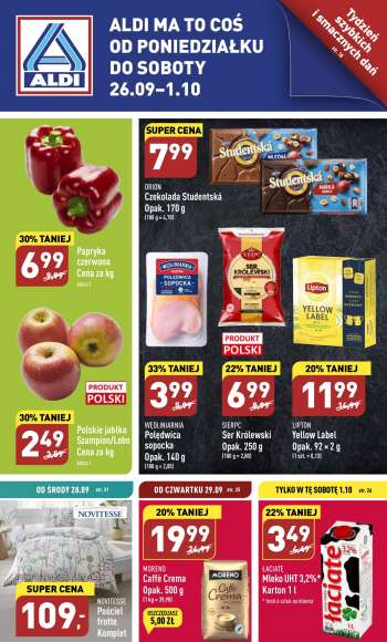 Gazetka ALDI - 26.09.2022 - 1.10.2022.