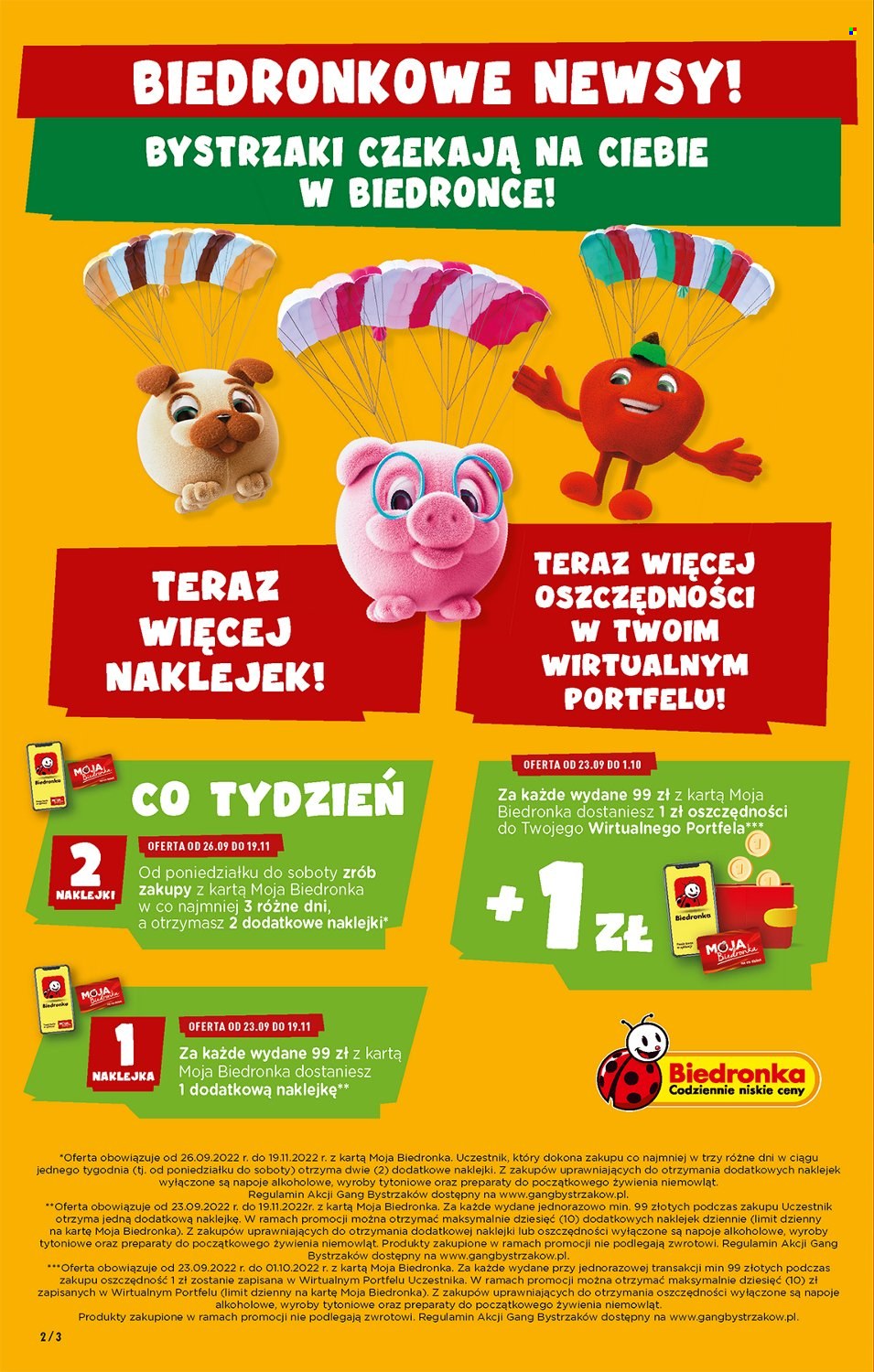Gazetka Biedronka - 26.09.2022 - 1.10.2022. Strona 2