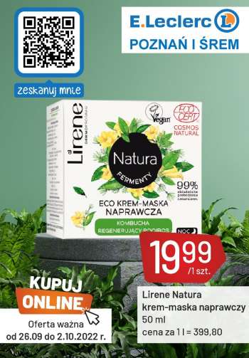 Gazetka E.Leclerc - 26.09.2022 - 2.10.2022.