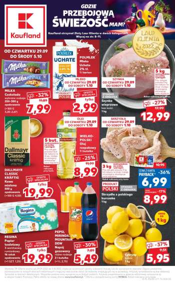 Gazetka Kaufland - 29.09.2022 - 5.10.2022.