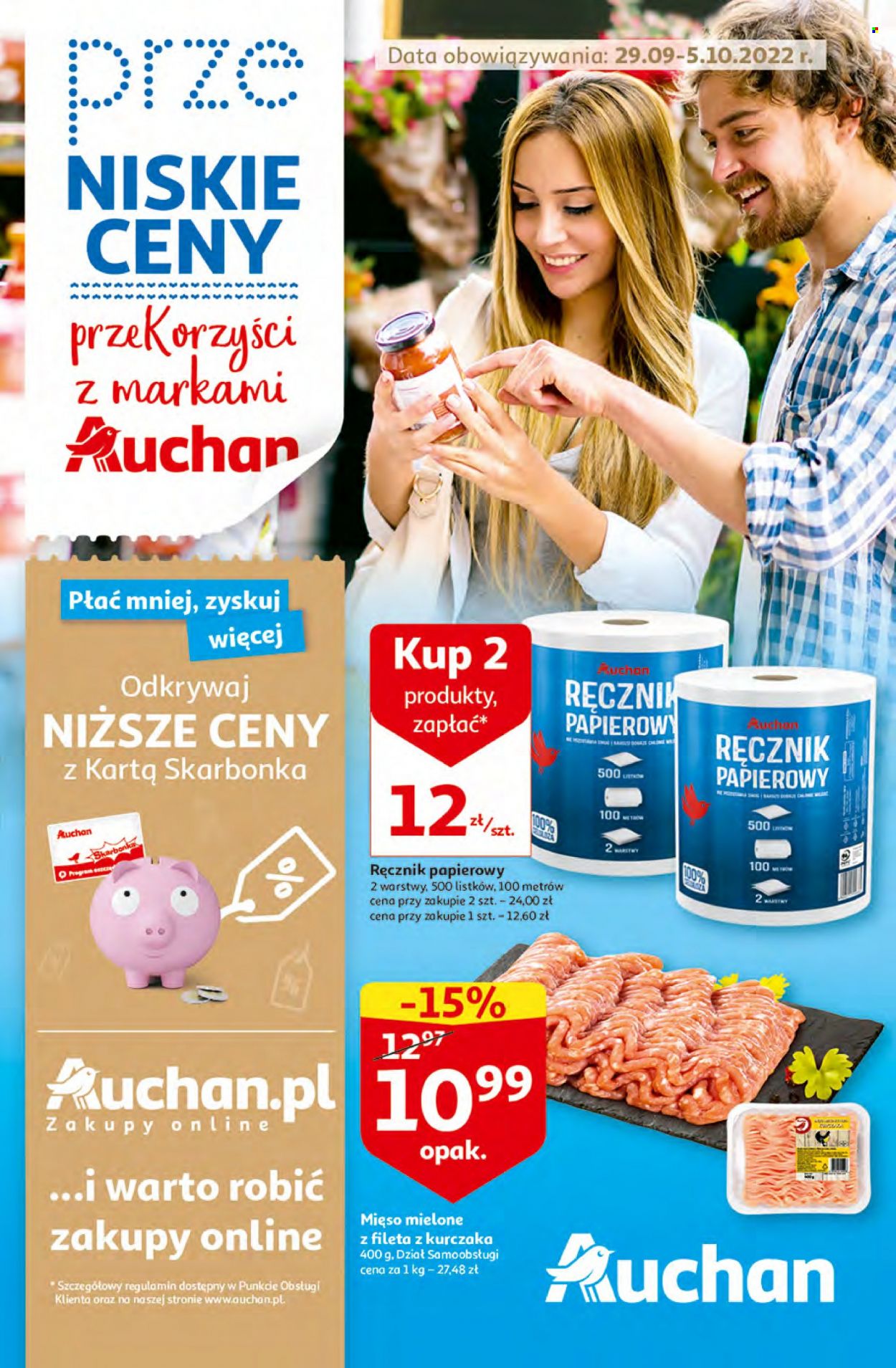 Gazetka Auchan - 29.09.2022 - 5.10.2022. Strona 1
